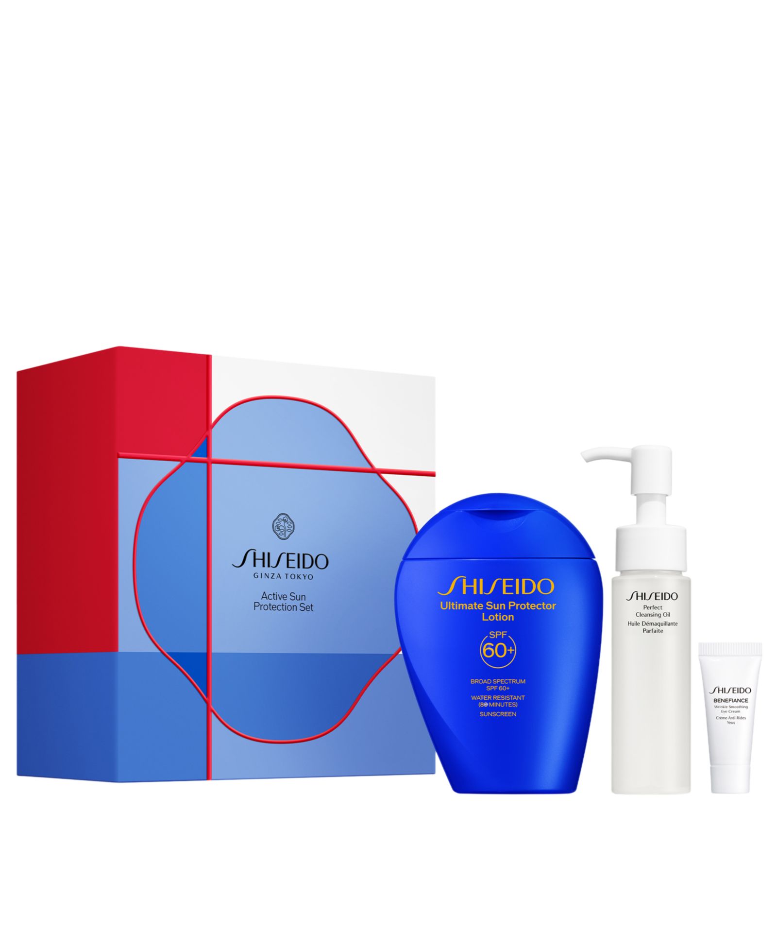 Shiseido Набор средств для защиты кожи от солнца Active, 3 шт.