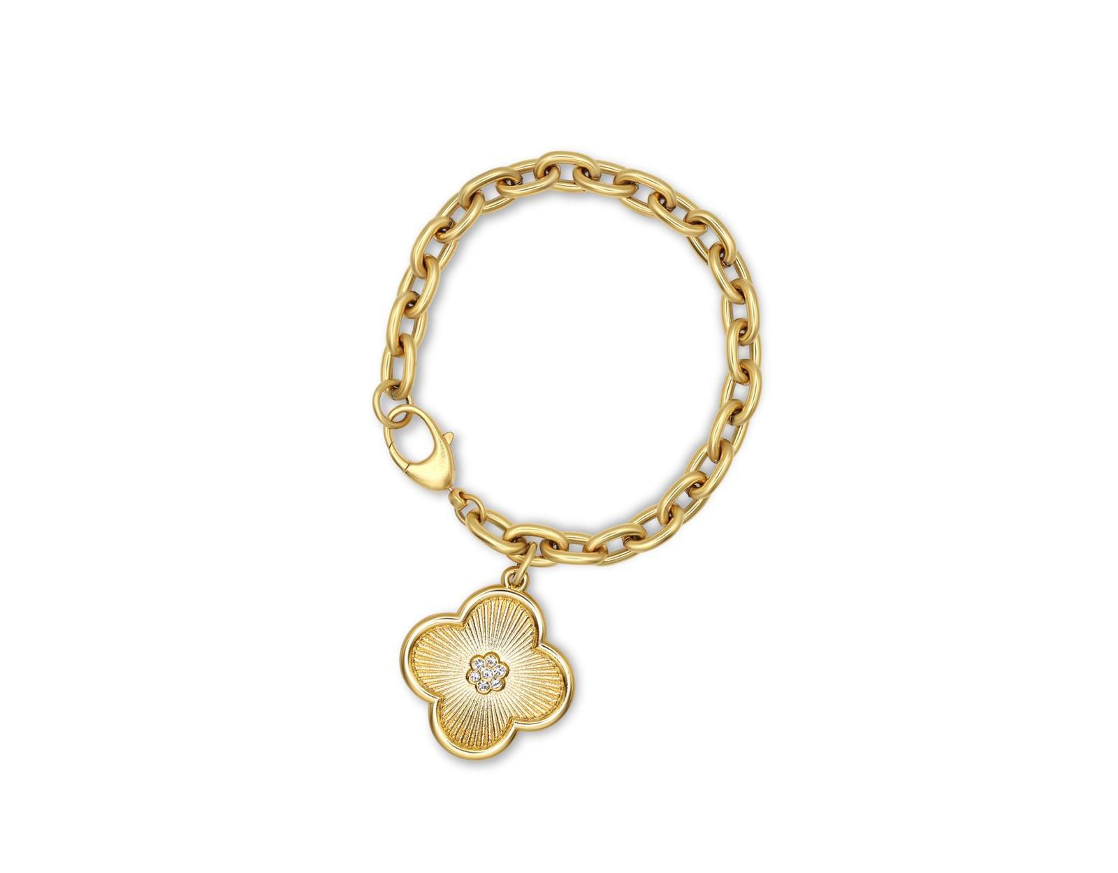 Браслет Bowood Lane с подвеской Clover и CZ