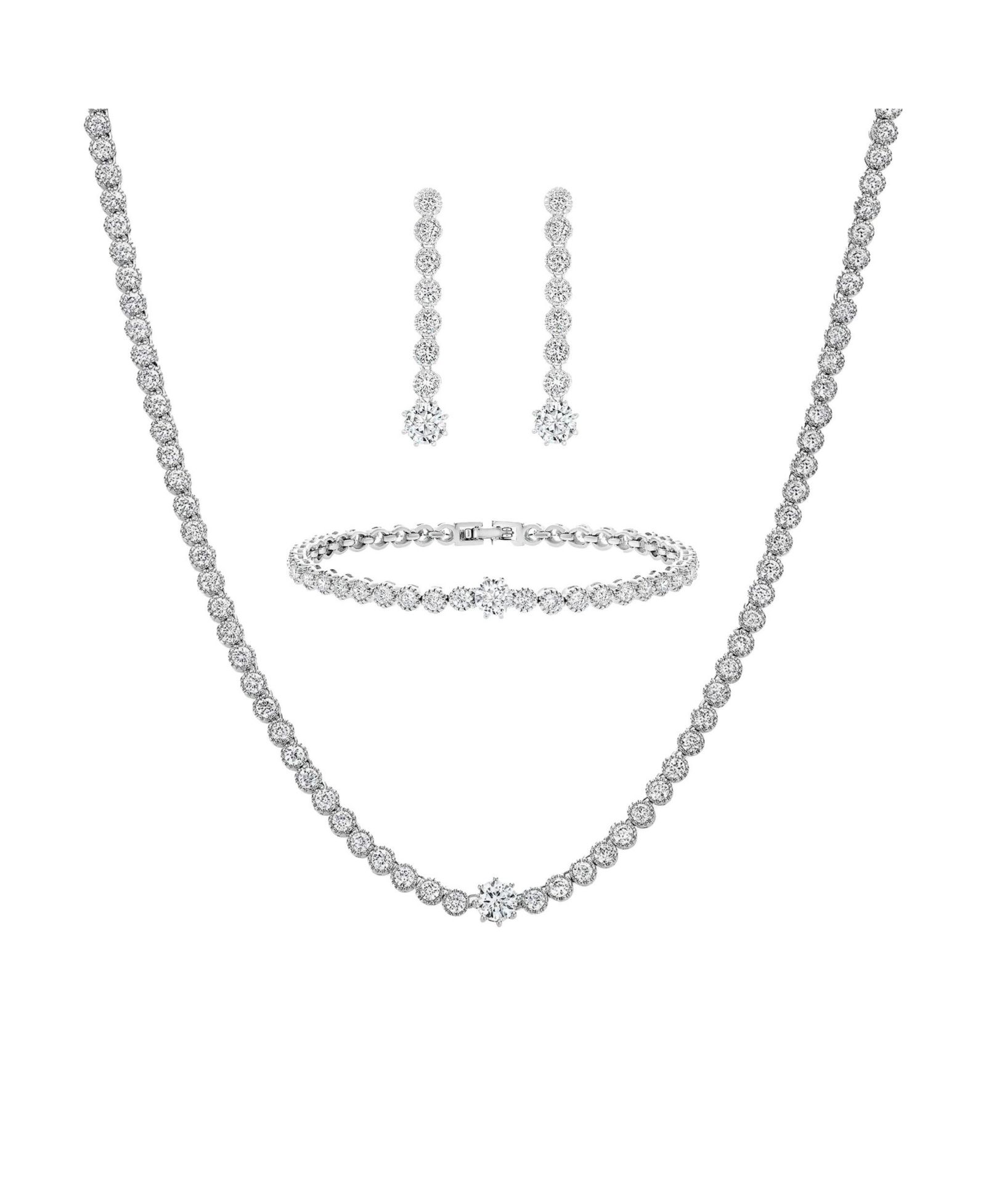 Набор из ожерелья, браслета и сережек Celeste от Bearfruit Jewelry