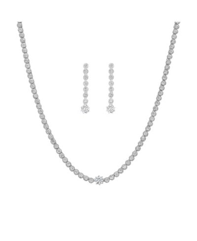 Bearfruit Jewelry Набор колье и сережек Celeste Tennis