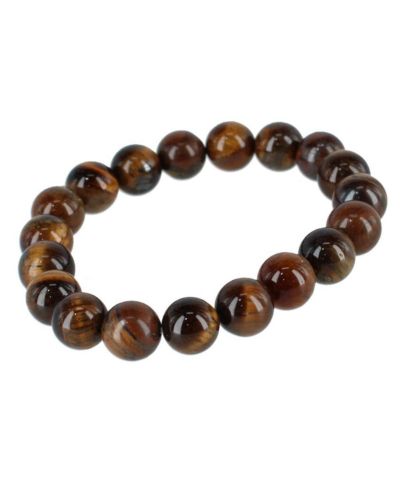 Trafalgar Raja Tiger Eye Stretch Beaded Bracelet