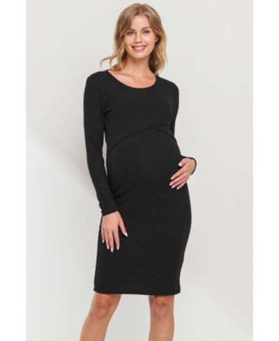 Женское платье для беременных Hello Miz Long Sleeve Bodycon Nursing
