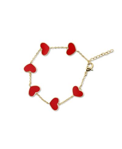 Bowood Lane Vermeil and Heart Bracelet
