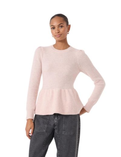 Hush Женский топ Peplum из смешанной шерсти