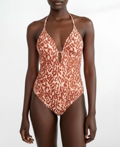 Jessie Zhao New York Женский слитный купальник Savanna Reversible