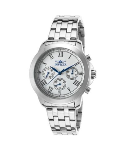 Invicta Women's 21653 Specialty Quartz Chronograph Silver Dial Watch