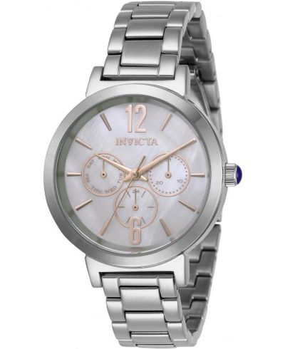 Invicta Women's 31082 Angel Quartz Chronograph White Dial Watch