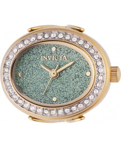 Invicta Women's 49602 Mini  Quartz 2 Hand Green Dial Watch