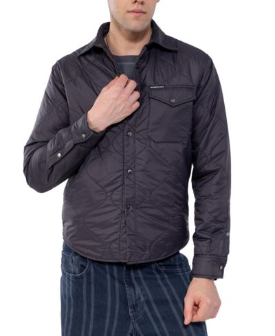Мужская стеганая рубашка-куртка Members Only Quilted Shirt Jacket
