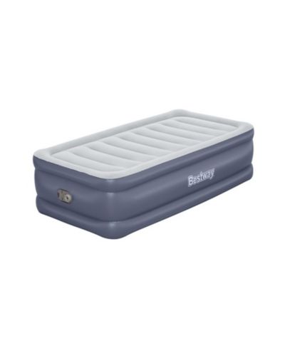 Bestway Tritech Air Mattress Inflatable Twin-Sized Bed with Built-In AC Pump