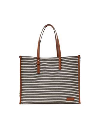 Женская сумка-тоут REISS Women's Sacha Stripe Canvas