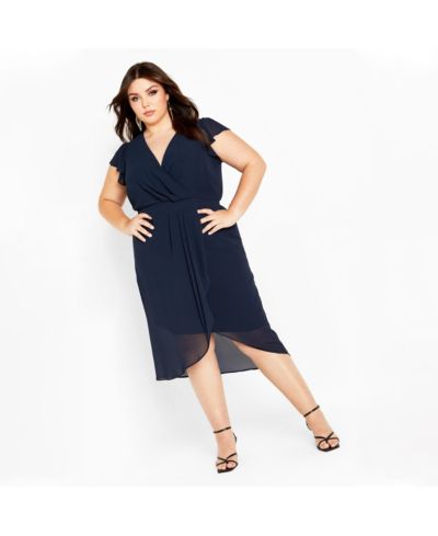 CITY CHIC Plus Size Wrap Swing Dress