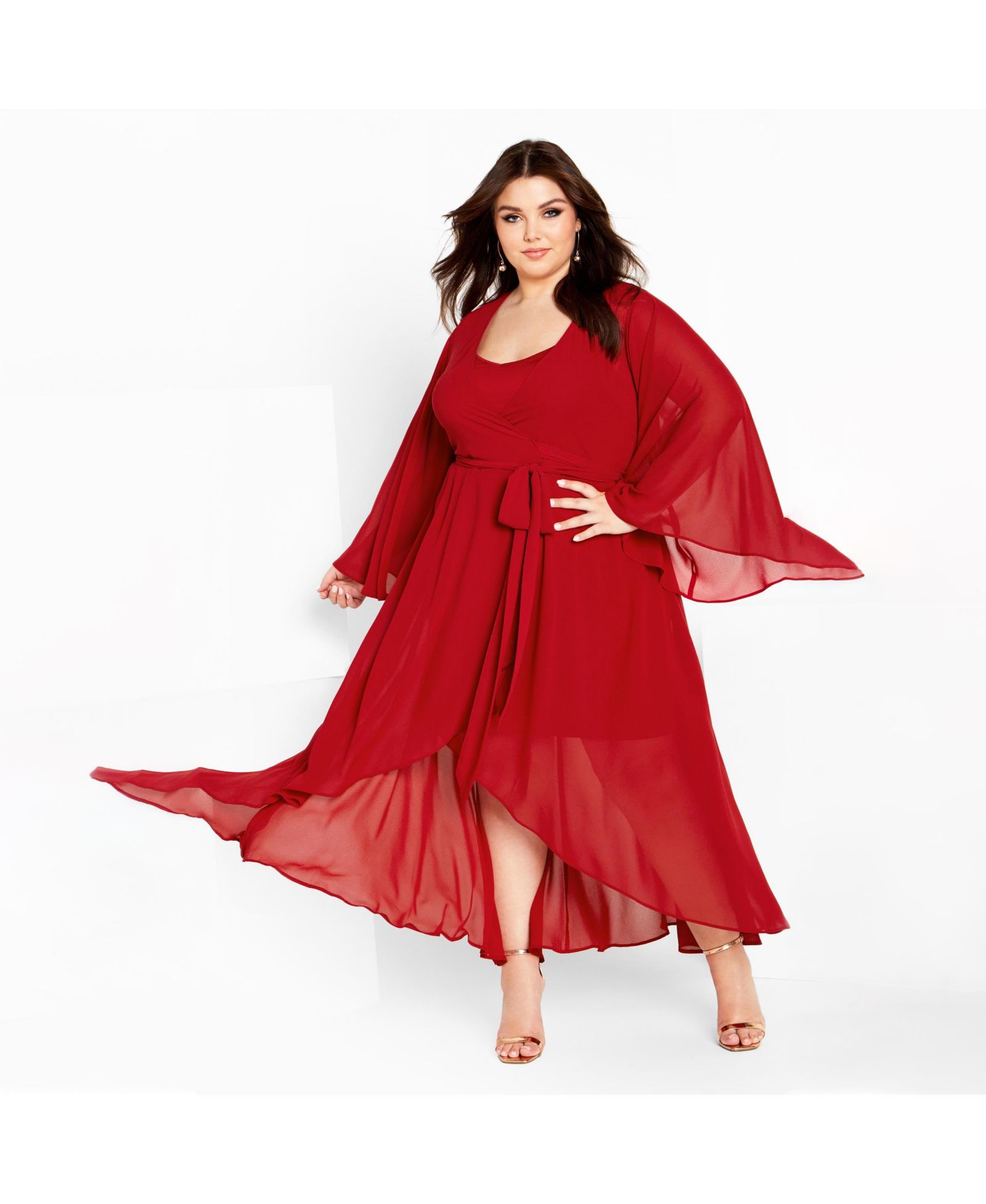 Женское платье CITY CHIC Plus Size Fleetwood Maxi