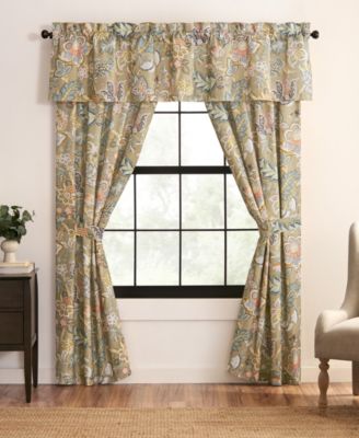 Декоративная занавеска Rose Tree Belle Floral Tailored 80" x 17"