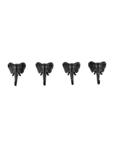 Декоративный набор настенных крючков Danya B 4 Piece Elephant Head with Trunk
