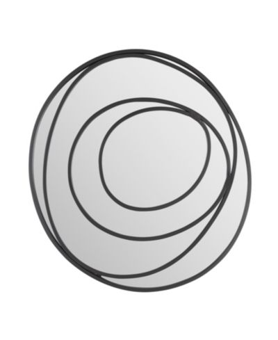 Настенное зеркало Danya B Sonya 25.5-inch Contemporary Continuous Circles