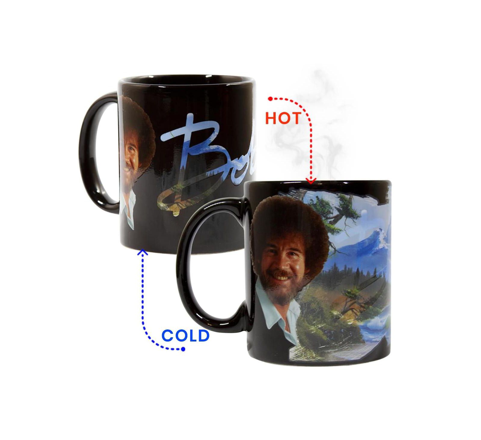 Bob Ross Exclusive Color Change Ceramic Coffee Mug 12 ounces