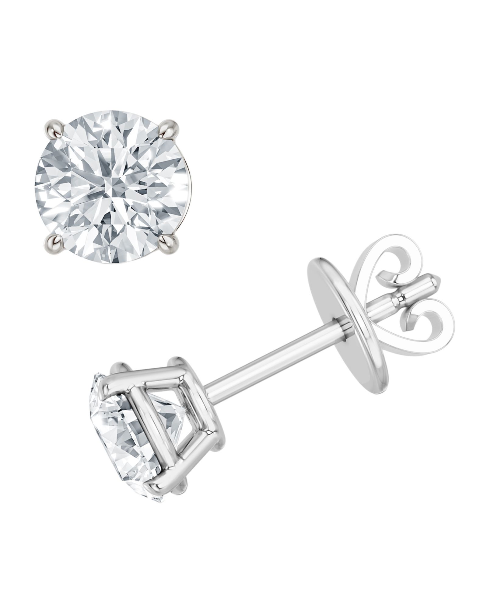 Серьги Forever Grown Diamonds Lab-Grown Diamond в Sterling Silver