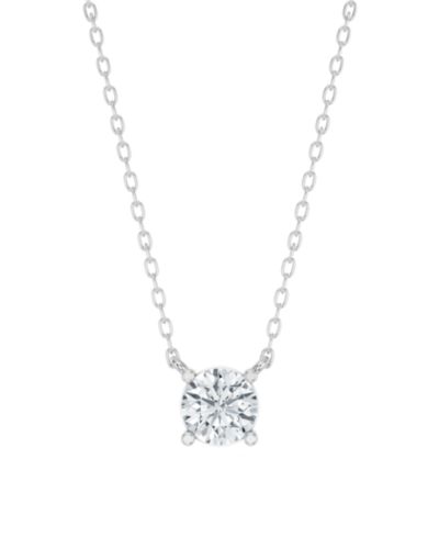 Forever Grown Diamonds Подвеска с бриллиантом Lab-Grown в стерлинговом серебре (1 ct. t.w.)