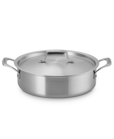 Стальная сковорода Le Creuset Essential Stainless Steel 4-Quart Rondeau