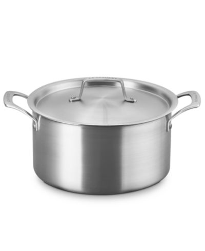 Глубокая круглая кастрюля Le Creuset Essential из нержавеющей стали 6.5-Quart