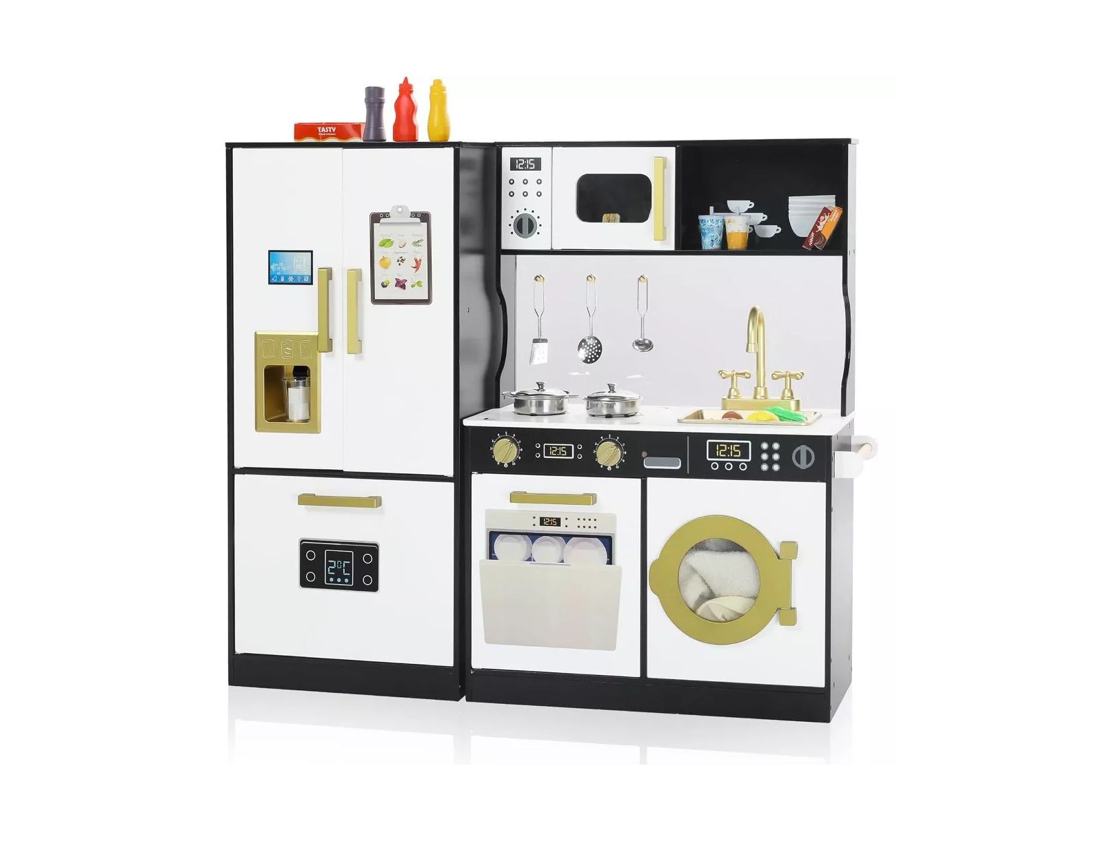 Kinder King Working Ice Maker Pretend Play Kitchen, Ages 3+
