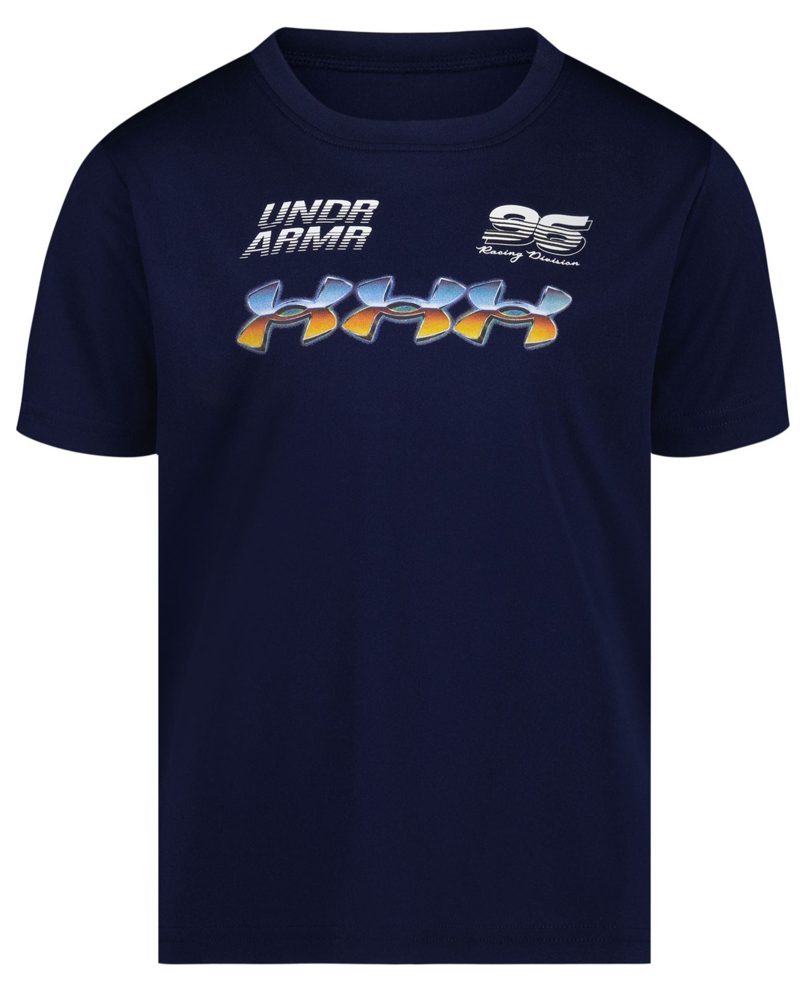 Under Armour Boys' 2T-7 Tech Racer Burst Short-Sleeve T-Shirt