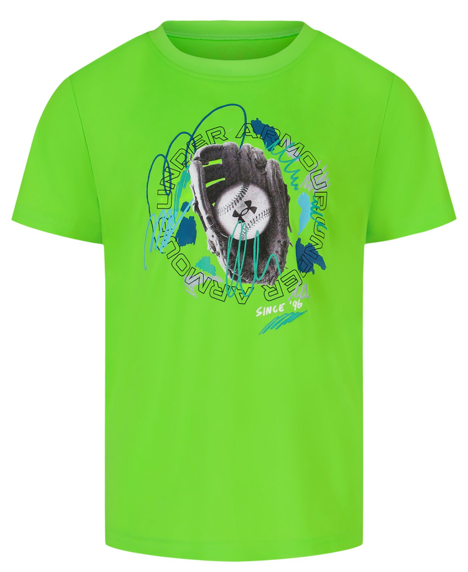 Under Armour Boys' 2T-7 Tech Curve Ball Short-Sleeve T-Shirt