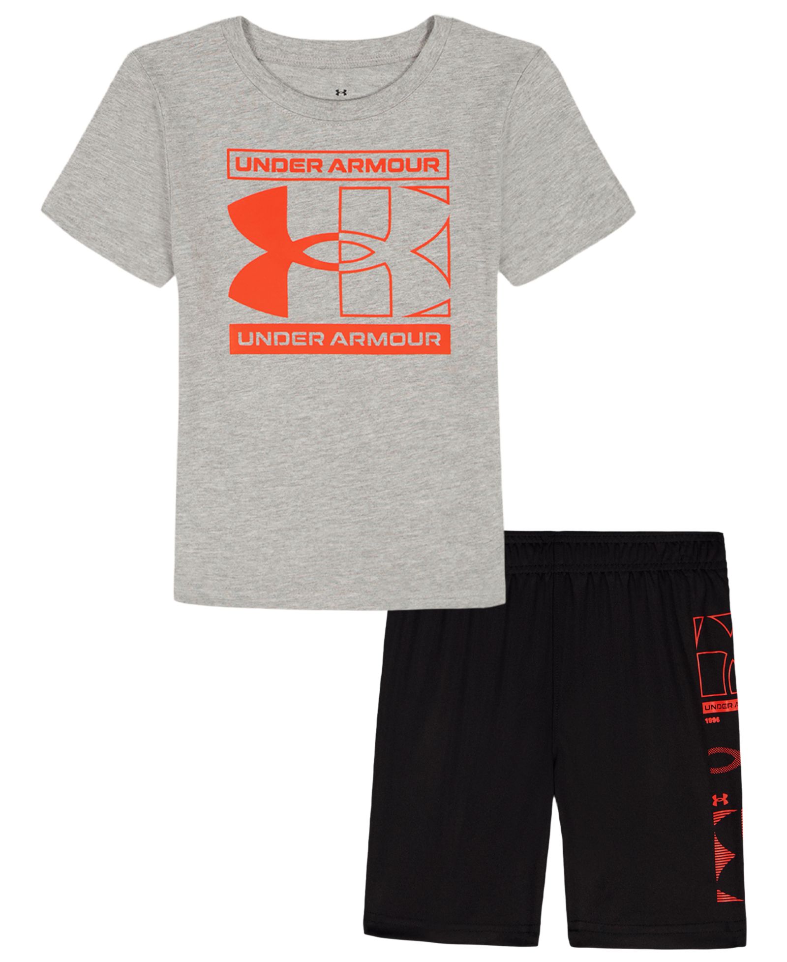 Детский комплект Under Armour Boys' 2T-7 Tech Decon T-Shirt и Shorts, 2-Piece Set