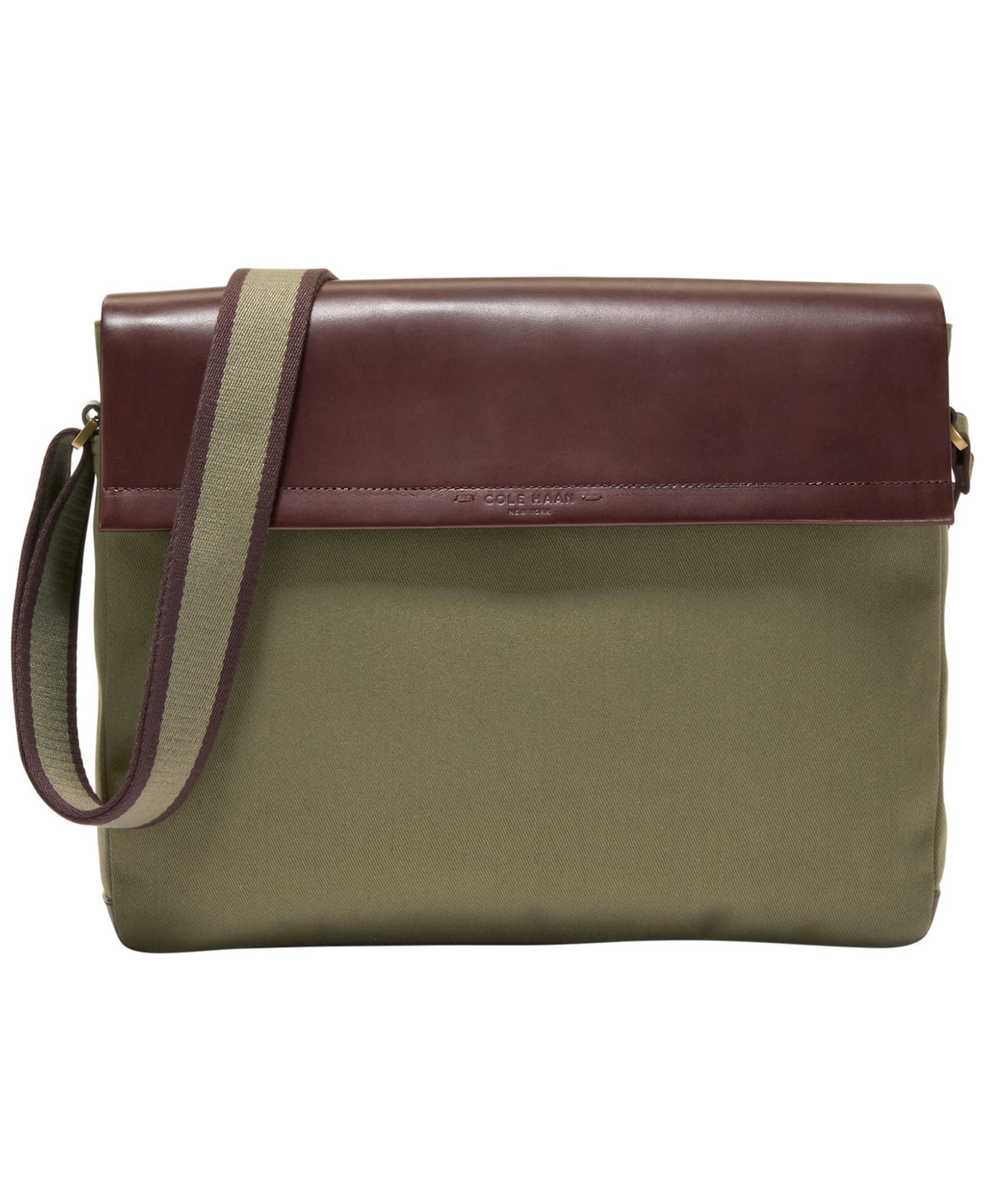 Cole Haan Men's Judson Brushed Twill Messenger Bag