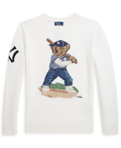 Polo Ralph Lauren Boys' 8-20 Yankees Crewneck Sweater