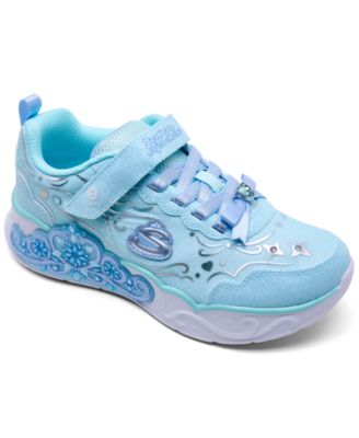 Skechers детские кроссовки S Lights: Princess Steps с ремешком и подсветкой