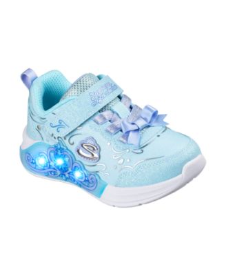 Skechers кроссовки с подсветкой S Lights: Princess Steps с памятью формы для малышей