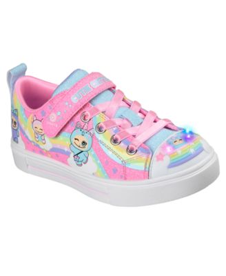Skechers кроссовки с подсветкой Twinkle Sparks Rainbow Critters для девочек