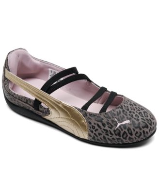 Puma Little Girl's Speedcat Ballet Leo Girl Mary Jane Lifestyle Sneakers from Finish Line