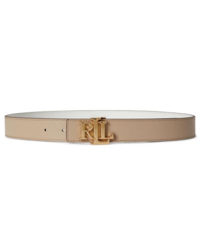 Lauren Ralph Lauren Logo Reversible Leather Belt