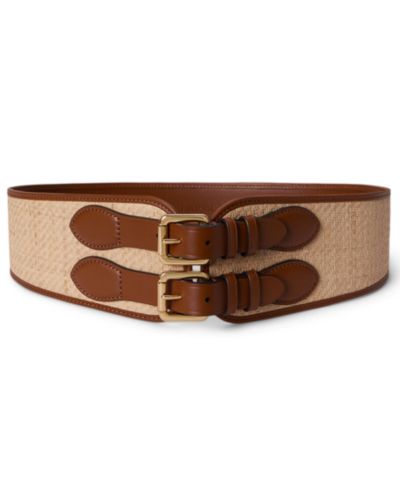 Lauren Ralph Lauren Double-Buckle Wide Belt