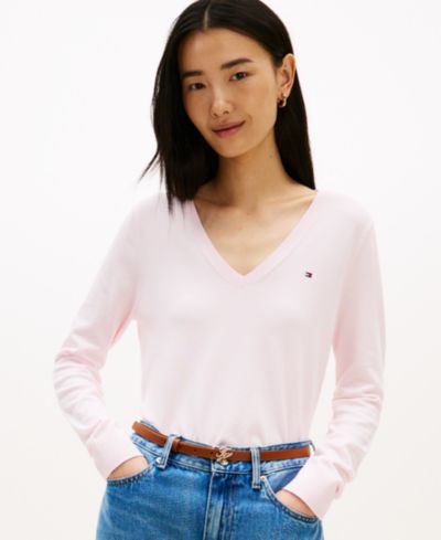 Tommy Hilfiger Women's V-Neck Knit Sweater