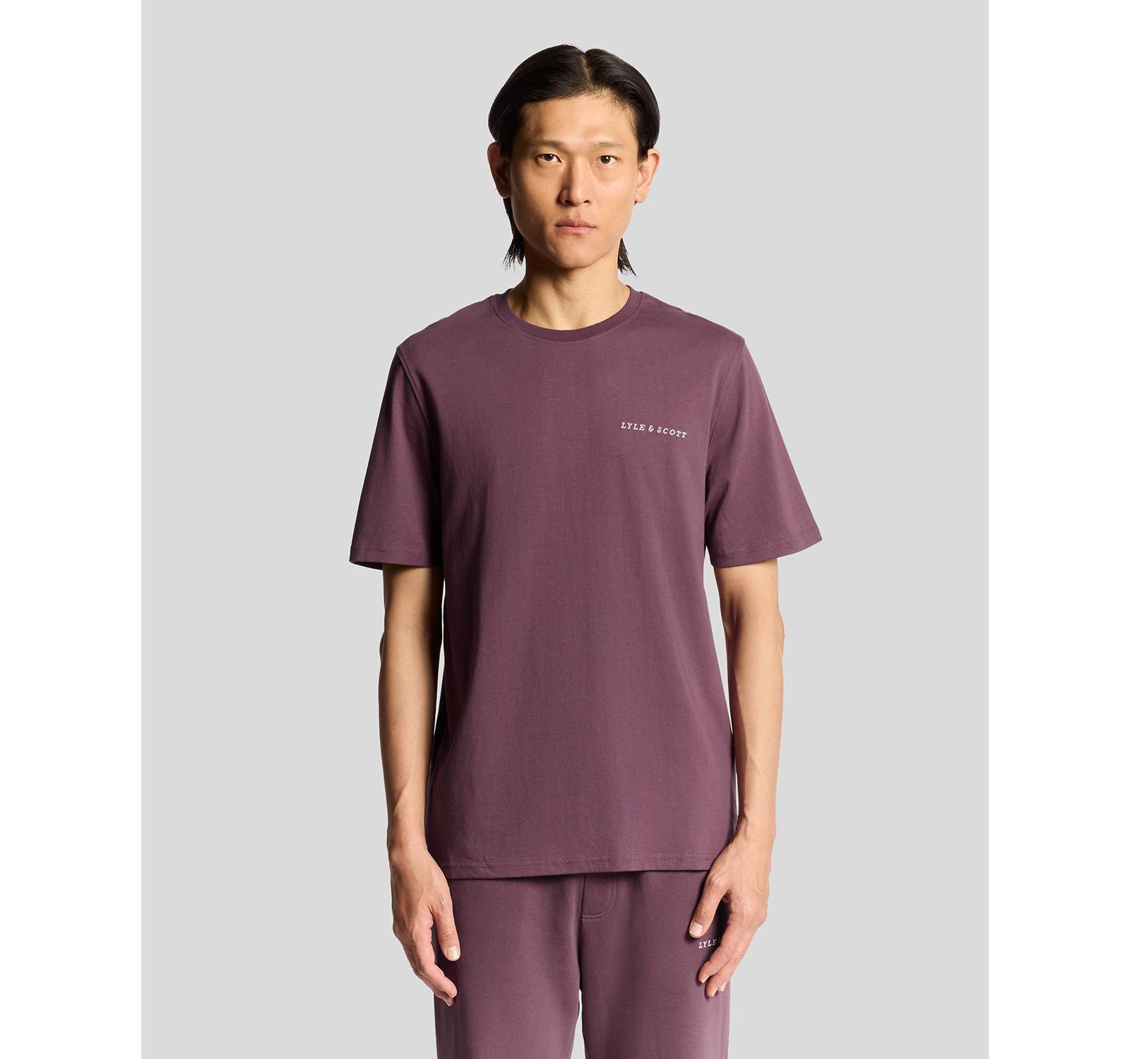 Lyle & Scott Мужская футболка с длинным рукавом Script