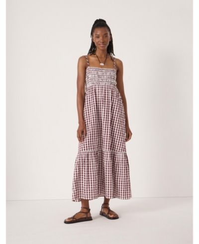 Женское пляжное платье Hush Leni Shirred Gingham