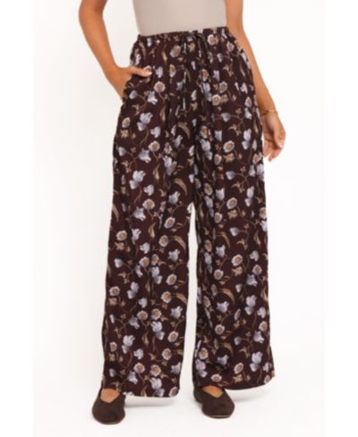 Женские брюки Petal and Pup Women's Calantha Wide Leg - Fall Floral