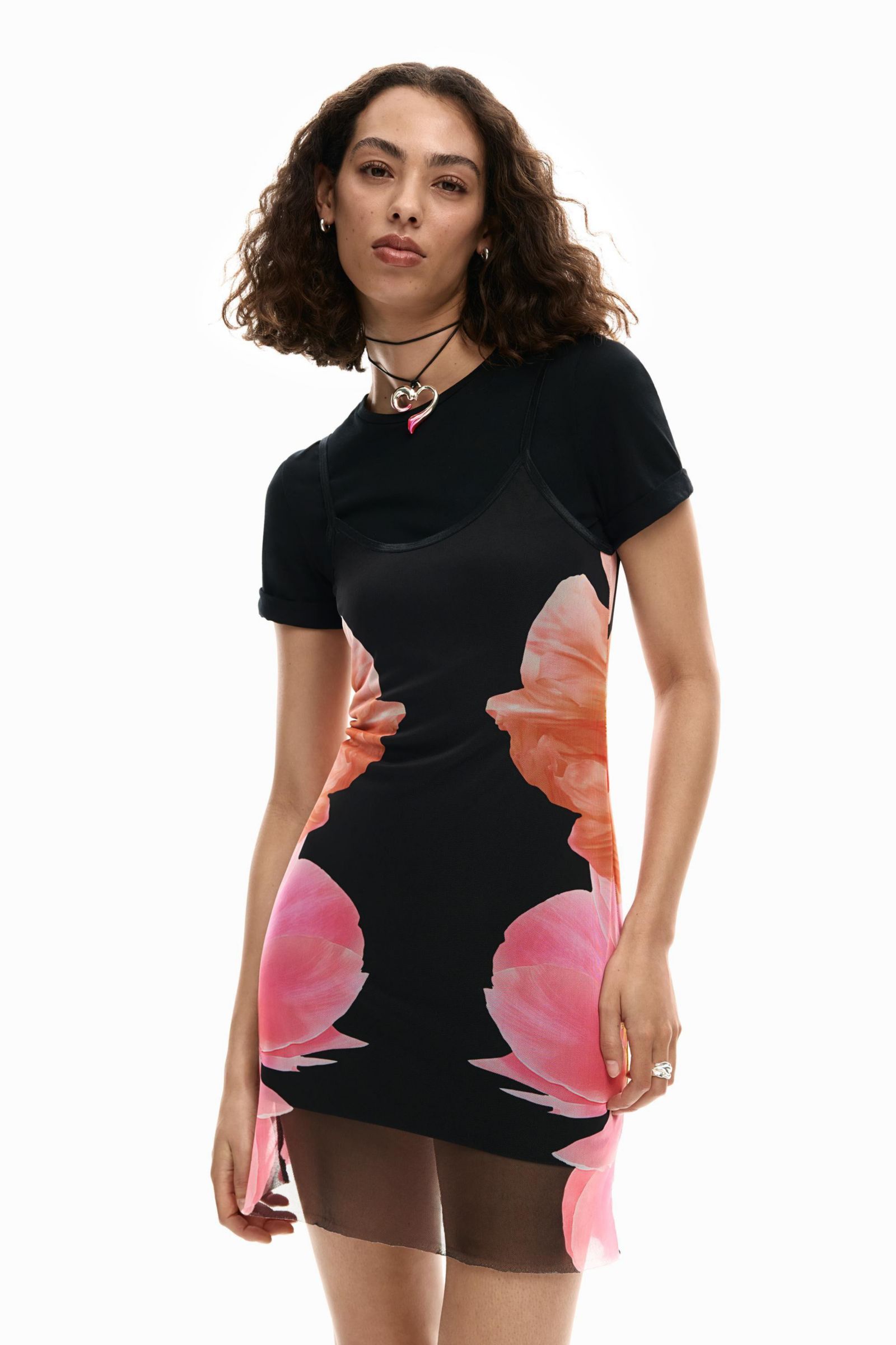 Desigual Женское платье с цветочным принтом