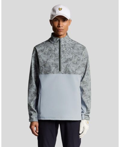 Мужская куртка Lyle & Scott Golf Printed Half Zip Windjammer
