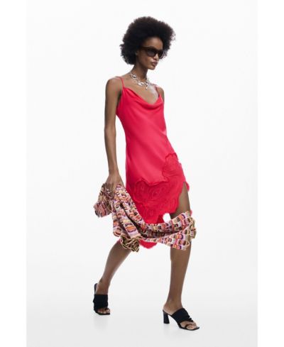 Женское асимметричное платье slip Desigual