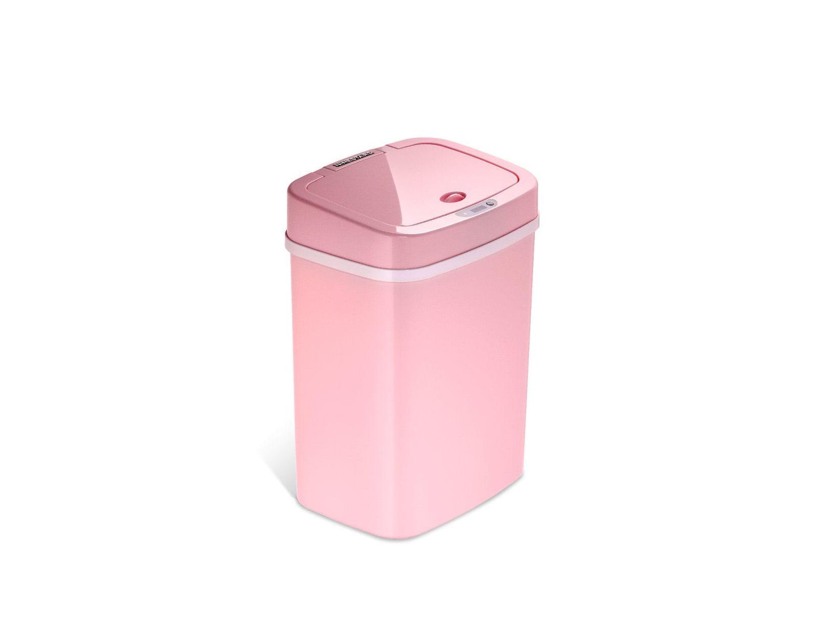NINESTARS Rectangular Motion Sensor Trash Can 3.2 Gallon ABS