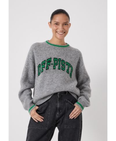 Hush Women's Ellis Wool Blend Off-Piste Motif Sweater