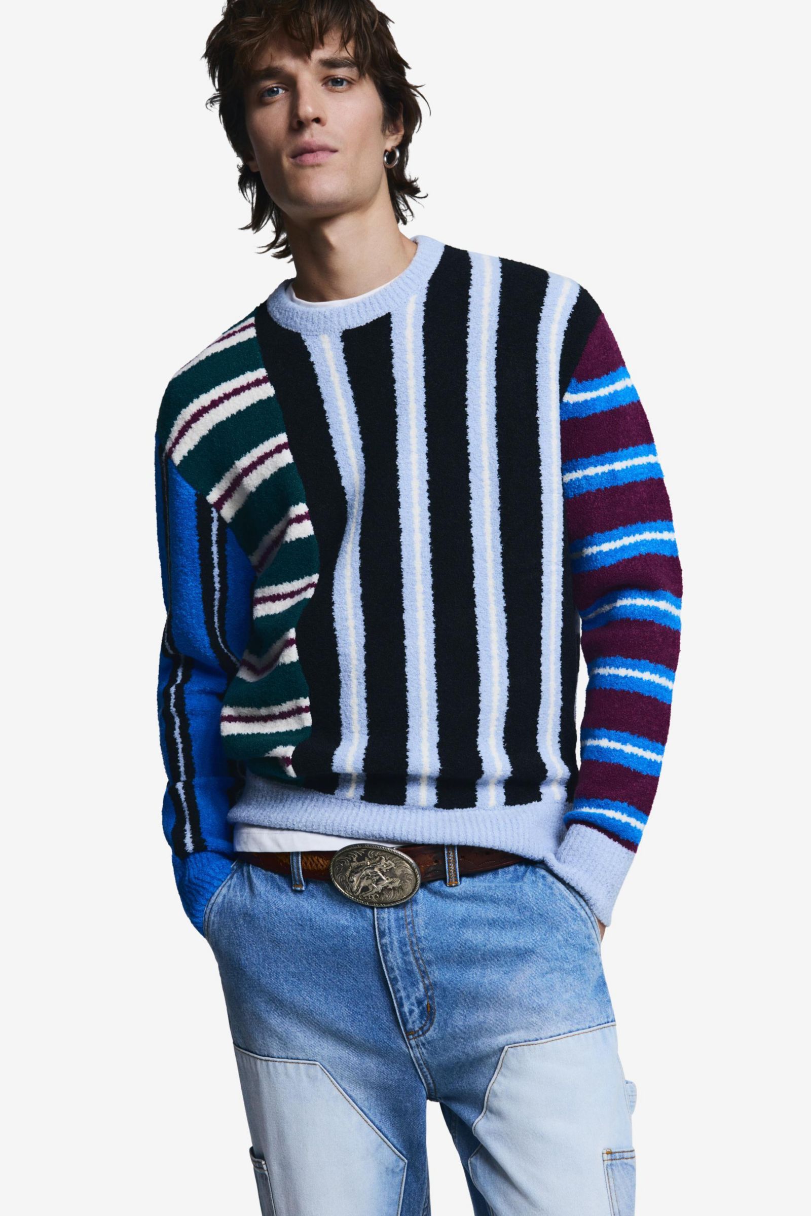 Свитер Desigual Men's Multistripe