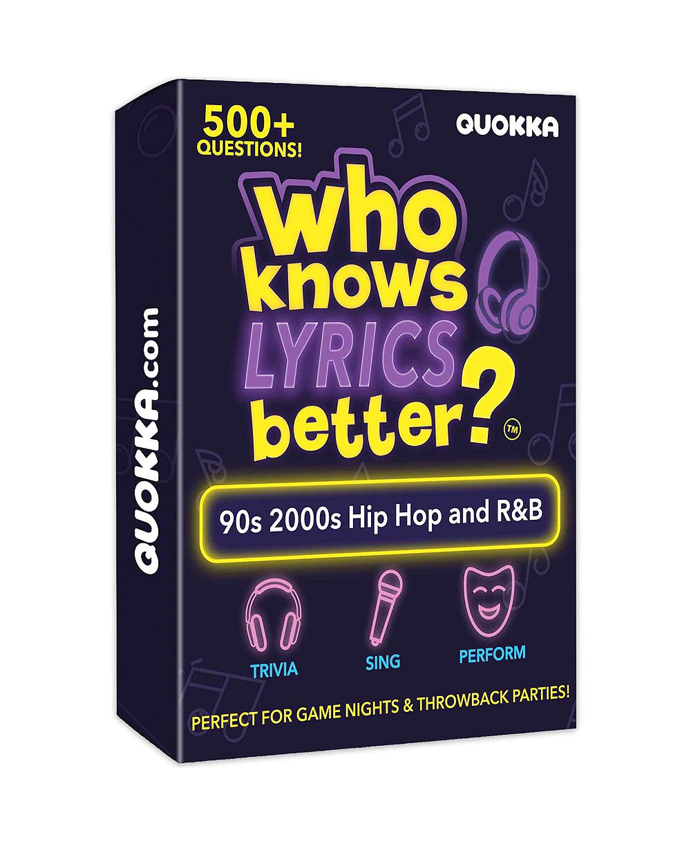 QUOKKA Who Knows Hits Better? Настольная игра с вопросами о музыке для всей семьи и взрослых