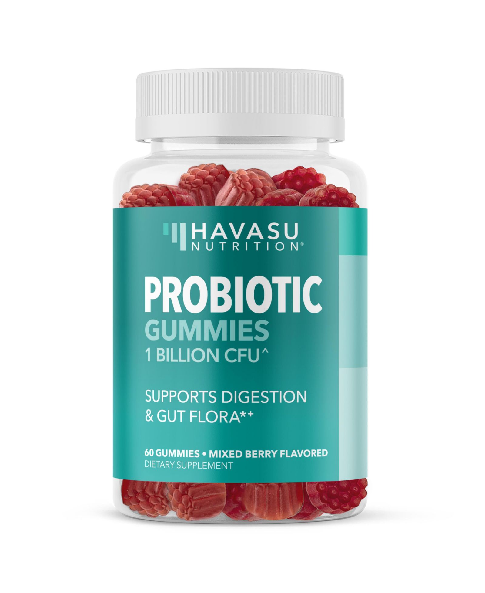 Пробиотик Havasu Nutrition Gummies, Strawberry Raspberry Flavor, 60ct
