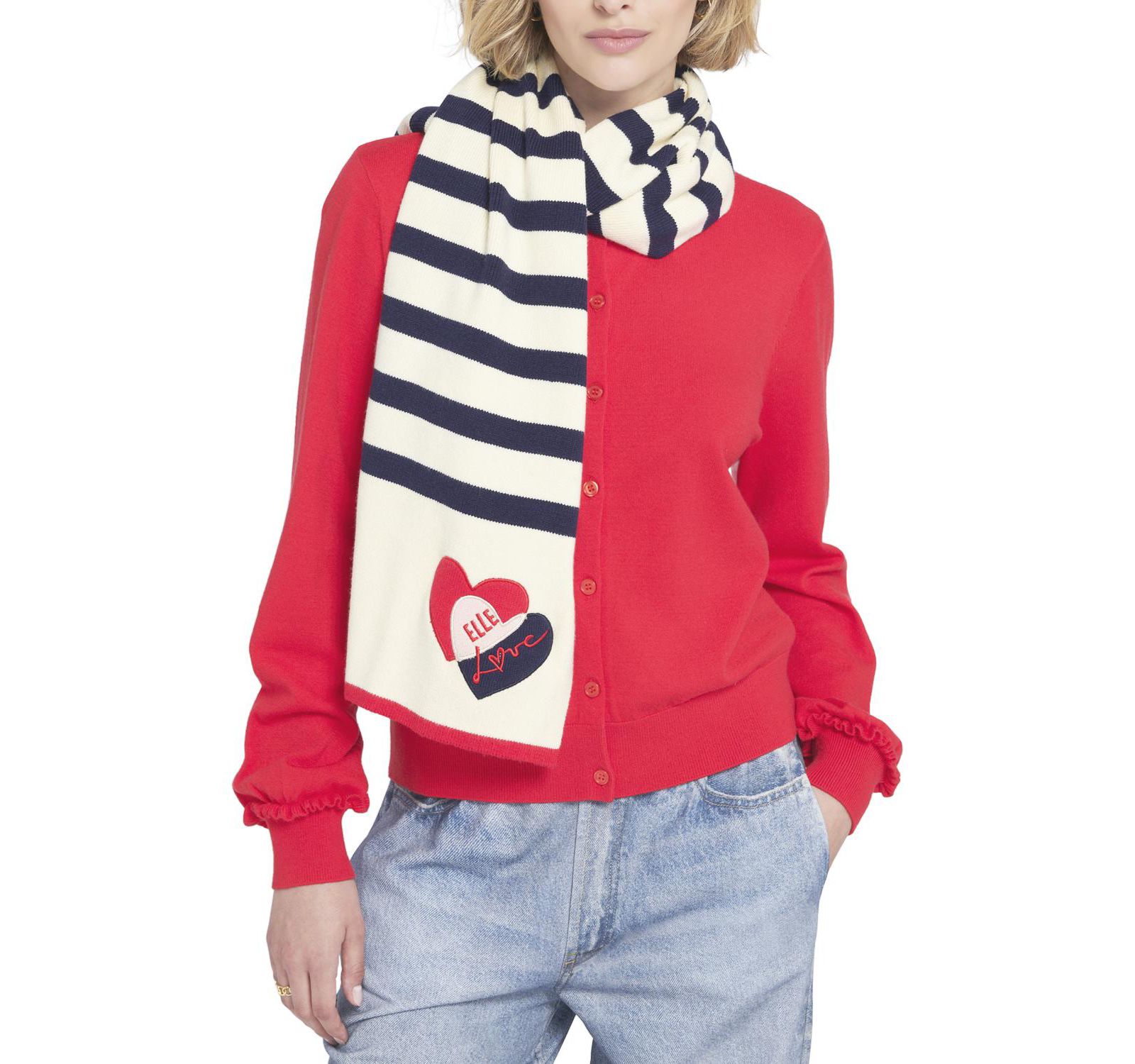 ELLE Collection Шарф в полоску Striped Scarf